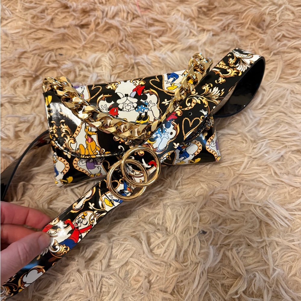 Aldo D100 beltbag Disney Character Clutch - Black, Gold, and Blue - Picture 5 of 6